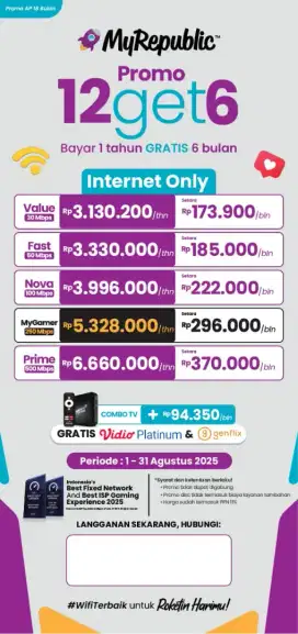 Promo wifi bulan agustus