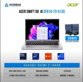 Acer Swift GO AI SFG14-73-5135 Pure Silver