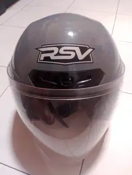 Helm RSV Half Grey (Abu-Abu) XL