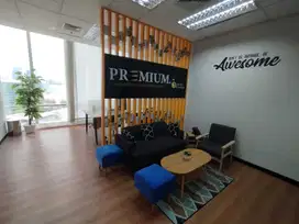 DISEWAKAN SERVICE OFFICE FURNISH 15 PAX SUDAH INCLUDE WIFI DAN LISTRIK