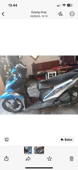 Dijual motor honda beat bagus siap pakai