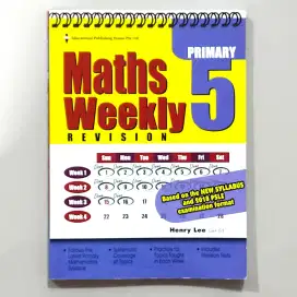 Buku murid SD 5 Maths Weekly Revision, pre-owned