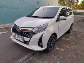 Toyota Calya G Matic 2023 Putih pajak Aktif panjang tidak bekas nabrak