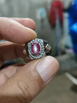 Natural Star Ruby Corundum Est Burma Star Tajam Mayung