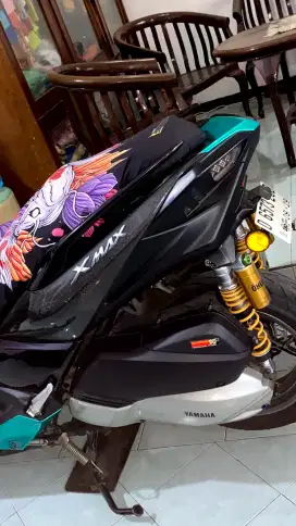 Body Belakang Carbon Xmax old motif plain