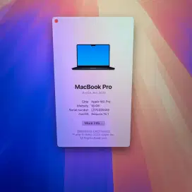 Macbook M3 Pro 14 Inc Ram 18 Ssd 512 layar 14 inch lengkap full set