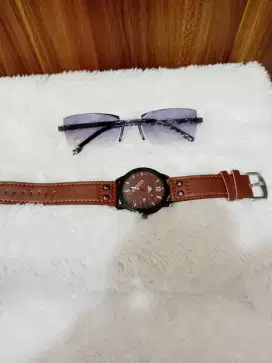 kacamata fashion + jam tangan pria harga 120 net lokasi bogor cilebut