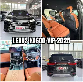 Lexus LX600 Black on Orange 2025 Vip (2+2) Siap Pakai
