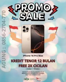 KREDIT IPHONE 16 PRO MAX 256 GB