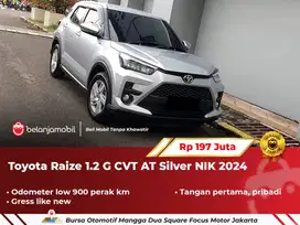 [ KM 900 PERAK ] Toyota Raize 1.2 G CVT AT Silver NIK 2024/2025
