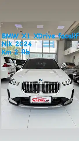 Bmw X1 sDrive facelift White on black Nik2024 Siap pakai