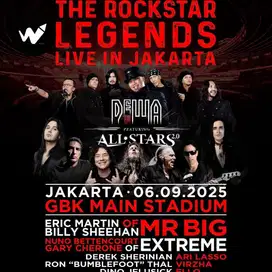 Jual tiket konser DEWA 19 Feat Allstars 2.0 (GBK 06september2025)