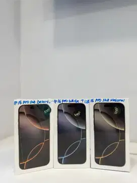 iPhone 16 Pro 128GB New Resmi Indonesia