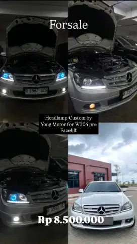 Headlamp Projie by Yong Motor Mercy C200 C250 C280 W204 Pre Facelift