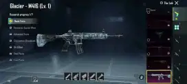 Akun pubg polosan skin M4 Glacier