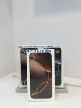 iPhone 16 Pro Max 512GB New Resmi Indonesia