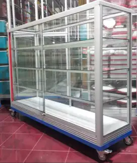 Etalase Toko 1,5 Meter ||Sudah Pakai Roda