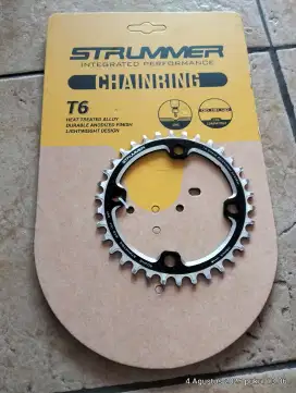 Chainring Single crank Strummer 34 T Simetris BCD 104