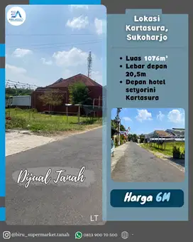 Tanah Depan Hotel Setyorini Kartasura