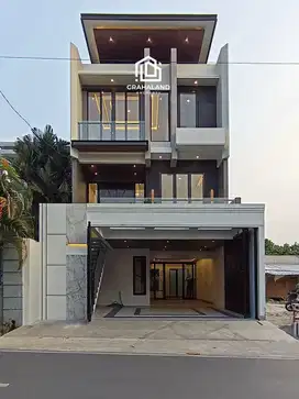 Rumah Baru Mewah Lokasi Strategis Pinggir Jalan Raya Di Jagakarsa