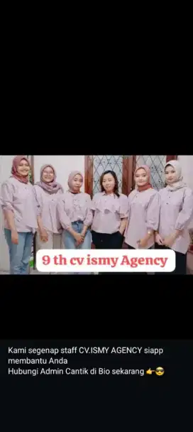 CV.Ismy Agensi ( penyalur tenaga kerja )
