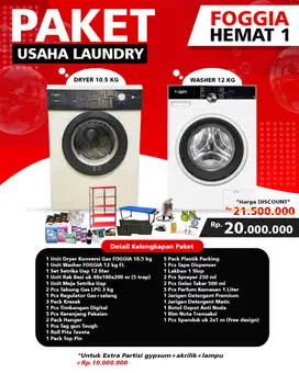HEMAT Buka Usaha Laundry