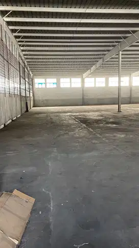 Gudang siap pakai luas 1.200m Batuceper Tangerang Banten