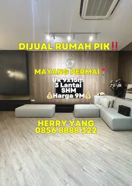Rumah PIK Mewah Mayang Permai Furnish Interior (136m)