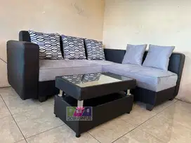 CUCI GUDANG !!! SOFA L MINIMALIS RUANG TAMU !!!