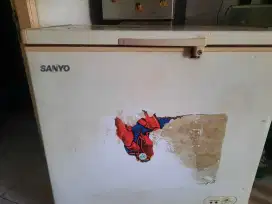Box freezer sanyo 200lt