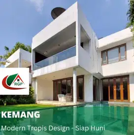 Dijual Rumah Modern Tropis Siap Huni di Kemang Jakarta Selatan