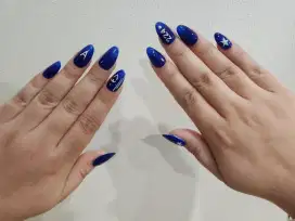 Nailart dan eyelash