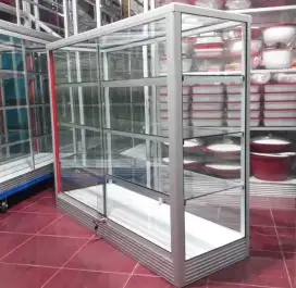 Etalase Panjang 1,2Mx1M Buat Usaha