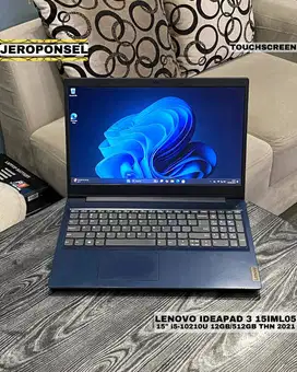 LENOVO IDEAPAD 3 15IML05 i5-10210U 12/512GB TOUCHSCREEN  THN 2021 GARA