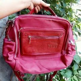 Tas Elle Slingbag Shoulderbag Red Matte