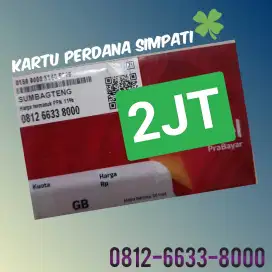Kartu perdana simpati telkomsel pilihan nomor tercantik super