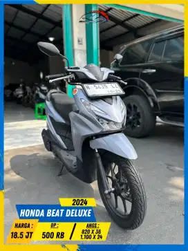 HONDA BEAT DELUXE 2024 SIAP PANTAU LURR HIKMAH MOTOR KEPUH MALANG