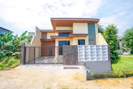 Rumah Strategis 10 Mnt ke MargoCity SHM Siap Huni Dibantu KPR J-35496