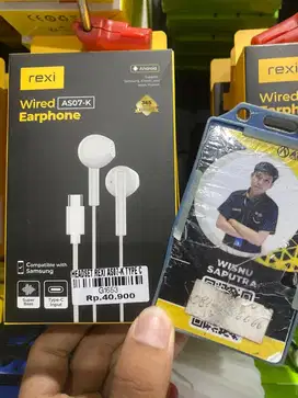 HEADSET REXI AK07-K TYPE C|ATLANTIS DAHSYAT
