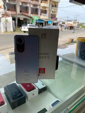 Huawei nova 9 8/256 fulset lengkap layar lengkung