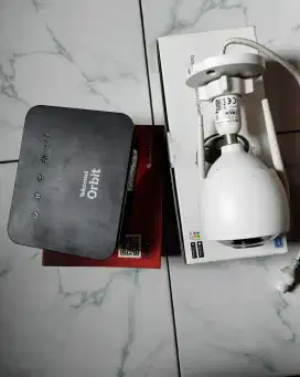 Cctv Ezviz c3n dan modem Telkomsel orbit