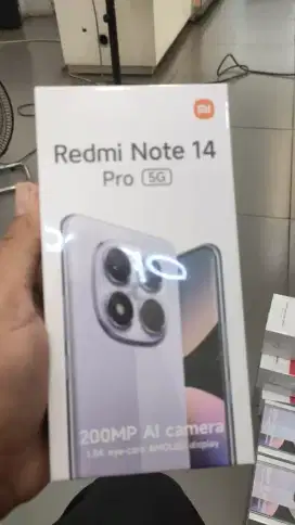 Redmi note 14 pro 5G 8/256 segel unit baru