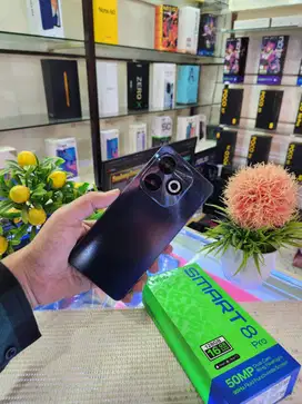 Infinix Smart 8 Pro Ram 8+8Gb/ 128Gb Fullset Mulus Ori 100% Bergaransi