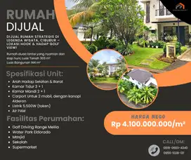 Dijual Rumah Strategis di Legenda Wisata, Cibubur  Lokasi Hook