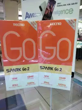 Tecno spark go 2 3+3/64 new