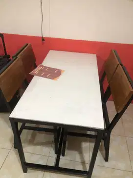 dijual meja dan kursi kafe