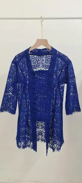 Kebaya kutu baru biru benhur, kebaya brukat benhur, kebaya bali