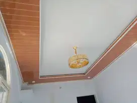 Sekat Plafon Partisi PVC GRC Gypsum Jasa Tukang Pasang Wall Moulding
