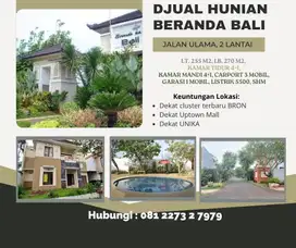 BU Rumah Beranda Bali DJUAL Cepat Jalan Utama Dkt Uptown Mall BRON BSB