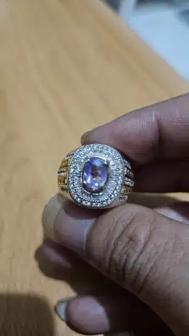 Batu permata Blue Saphire Purple Saphire Safir Ceylon Srilanka ad memo